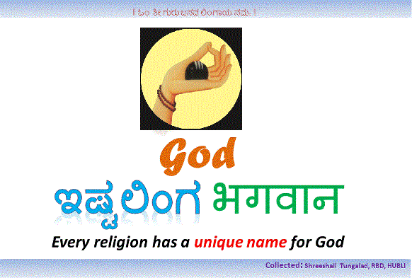 Lingayat God's name